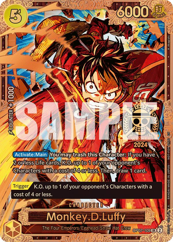 Monkey.D.Luffy (Championship 2024 World Final 3rd Place) [One Piece Promotion Cards]