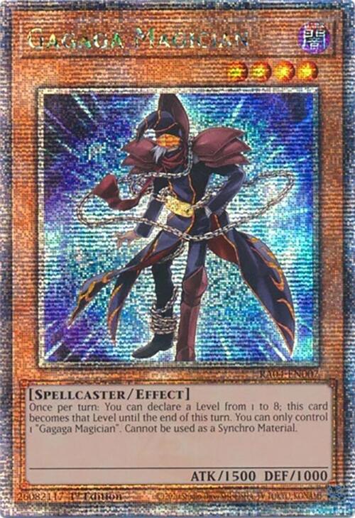 Gagaga Magician [RA04-EN007] Quarter Century Secret Rare