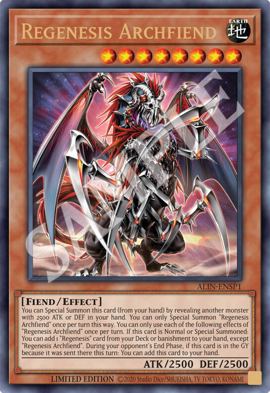 Regenesis Archfiend [ALIN-ENSP1] Ultra Rare