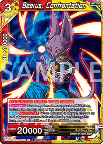 Beerus, Confrontation (Deluxe Pack 2025 Vol.2) (P-693) [Promotion Cards]
