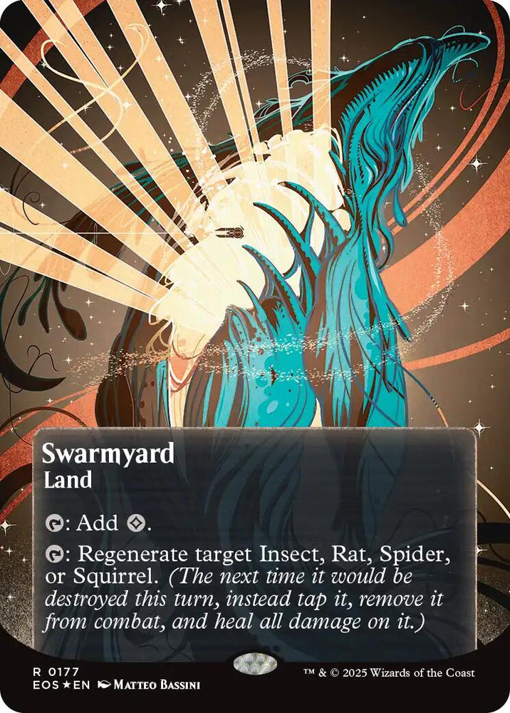 Stripe Mine (0087) (Borderless) (Galaxy Foil) [Edge of Eternities: Stellar Sights]