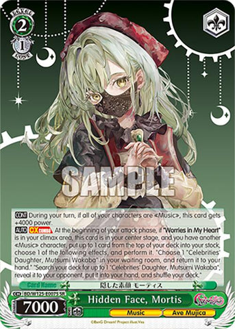Hidden Face, Mortis (BD/W125-E007S SR) [MyGO!!!!! x Ave Mujica]
