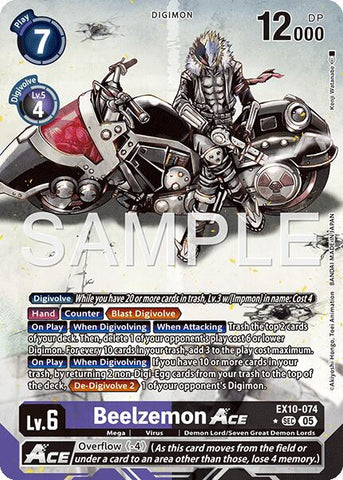 Beelzemon ACE [EX10-074] (Alternate Art) [Sinister Order]