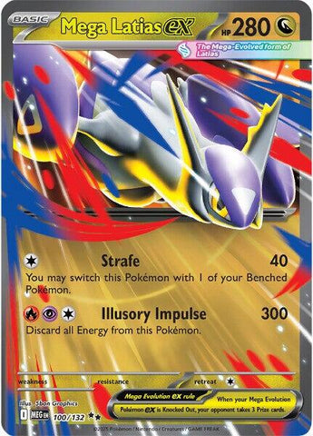Mega Latias ex (100/132) [Mega Evolution: Base Set]