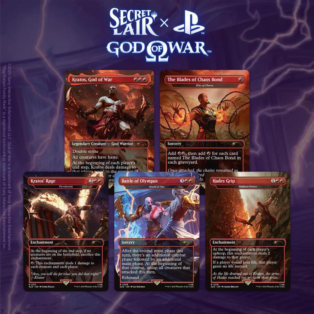 Secret Lair x God of War: Greek (Non-Foil) - Secret Lair Drop Series (SLD)