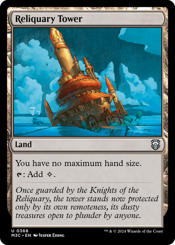 Reliquary Tower (Ripple Foil) [Modern Horizons 3 Commander]