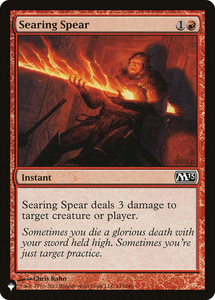 Searing Spear [The List]