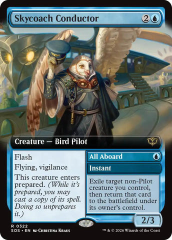 Skycoach Conductor (Extended Art) [Secrets of Strixhaven]