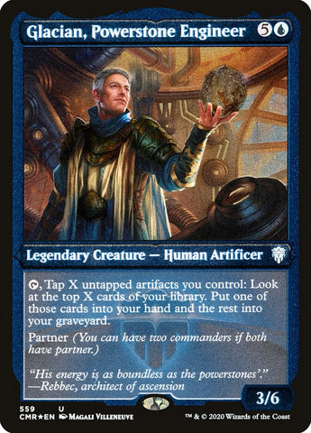 Glacian, Powerstone Engineer (Etched) [Commander Legends]