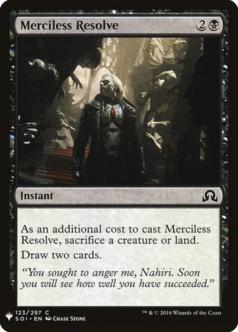 Merciless Resolve [Mystery Booster]