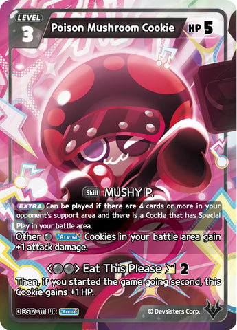 Poison Mushroom Cookie