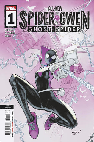 All New Spider Gwen: The Ghost Spider #1 David Marquez 2 Nd Printing Variant