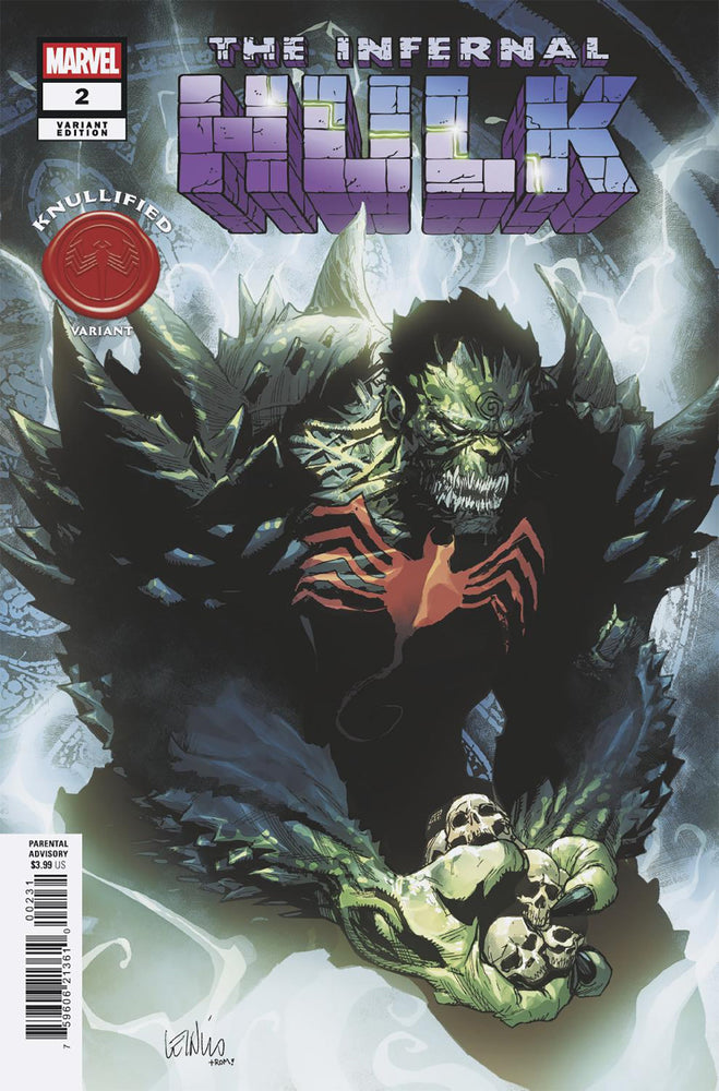 Infernal Hulk #2 Leinil Yu Knullified Variant