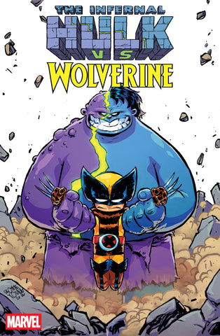 Infernal Hulk vs. Wolverine #1 Skottie Young Variant