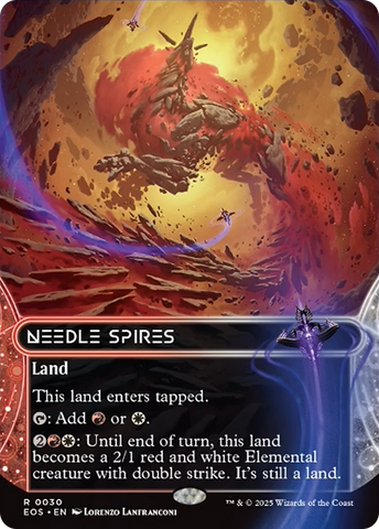 Needle Spires (0030) (Borderless) [Edge of Eternities: Stellar Sights]