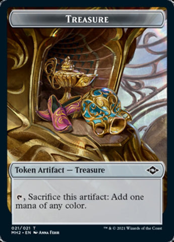 Phyrexian Germ // Treasure (21) Double-Sided Token [Modern Horizons 2 Tokens]