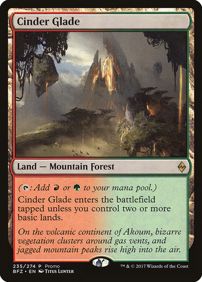 Cinder Glade (Promo) [Standard Showdown Promos]