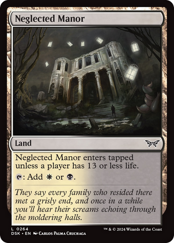 Neglected Manor [Duskmourn: House of Horror]