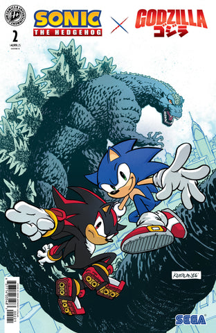 Sonic The Hedgehog X Godzilla #2 Variant B (Catalan)