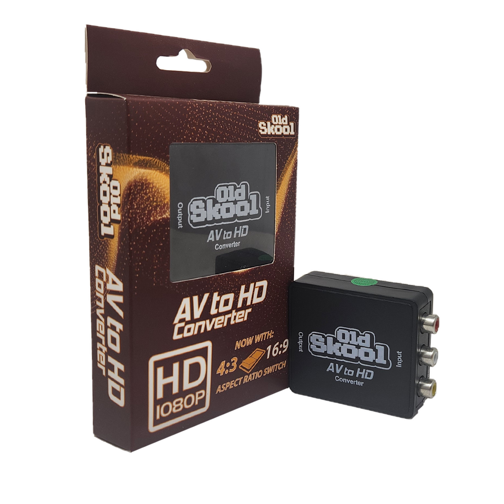 AV to HD Converter with Aspect Ratio Switch - Old Skool