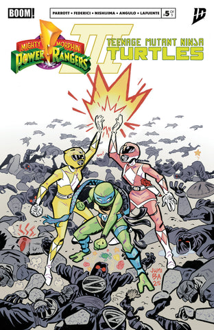 Mighty Morphin Power Rangers/Teenage Mutant Ninja Turtles III #5 B Variant (Dressed, Ba)
