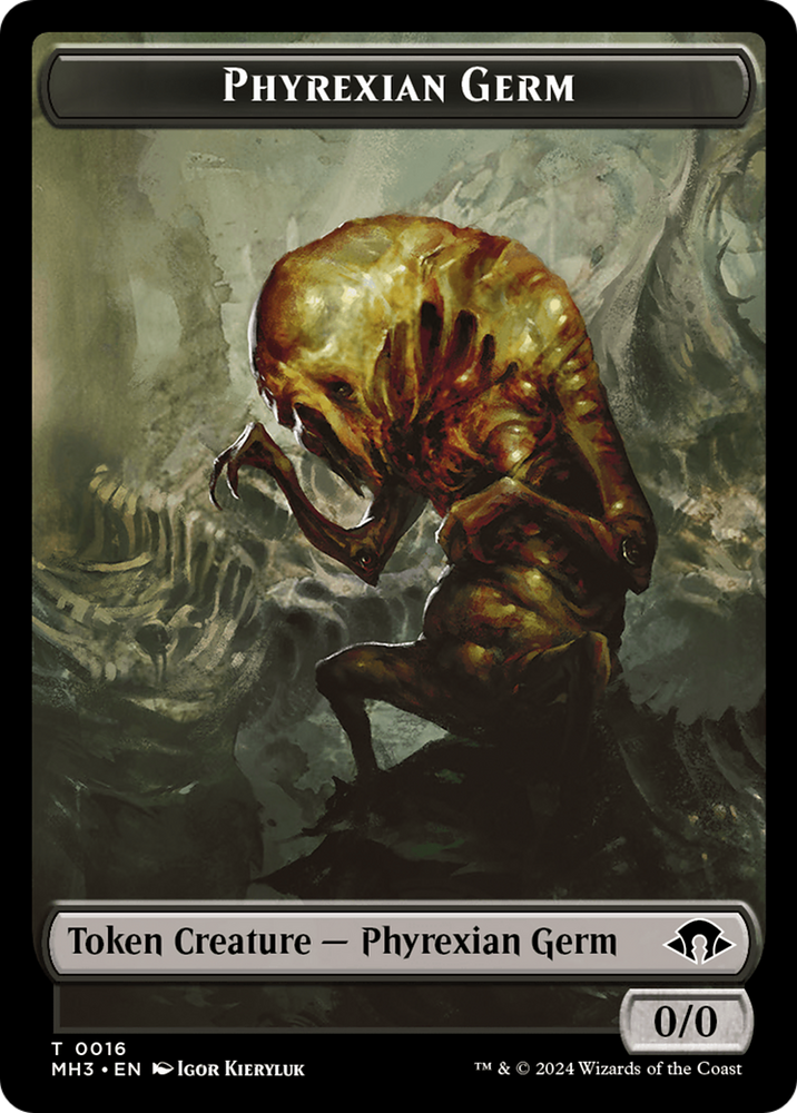 Phyrexian Germ // Rat Double-Sided Token [Modern Horizons 3 Tokens]