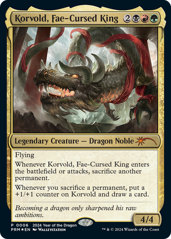 Korvold, Fae-Cursed King (Year of the Dragon 2024) [Bloomborrow Standard Showdown]