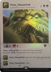 Thrun, the Last Troll (Rainbow Foil) [Secret Lair Drop Series]