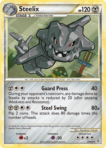 Steelix (24/95) (Theme Deck Exclusive) [HeartGold & SoulSilver: Unleashed]