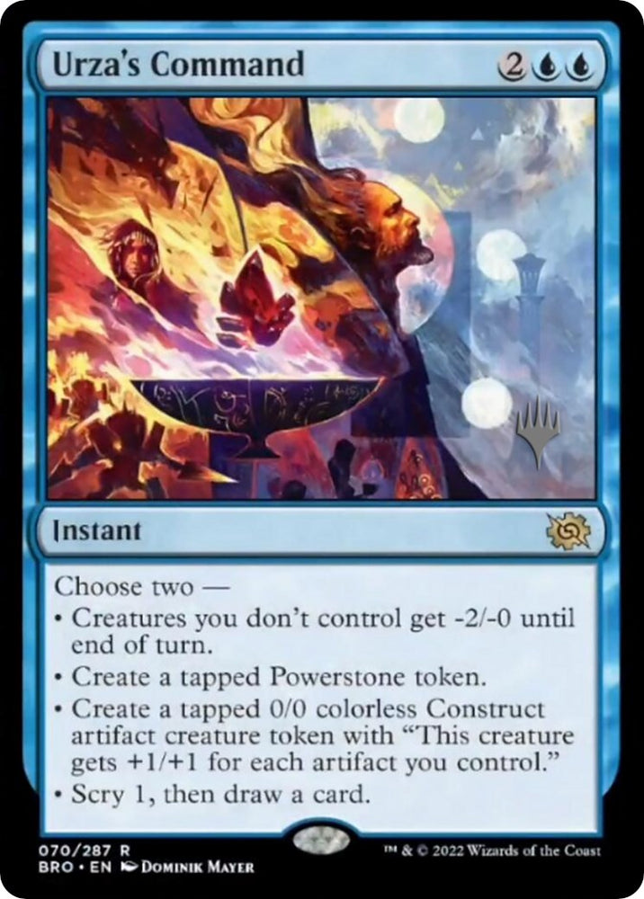 Urza's Command (Promo Pack) [The Brothers' War Promos]