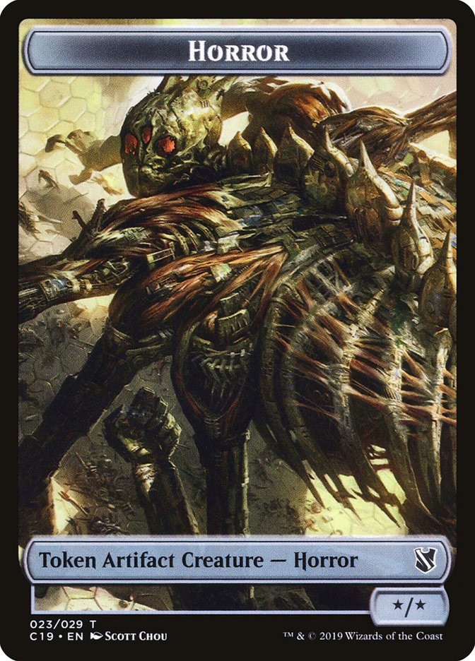 Horror Token [Commander 2019 Tokens]