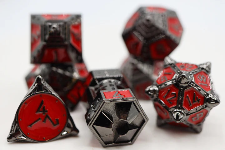 Blood Moon Metal Dice - Foam Brain