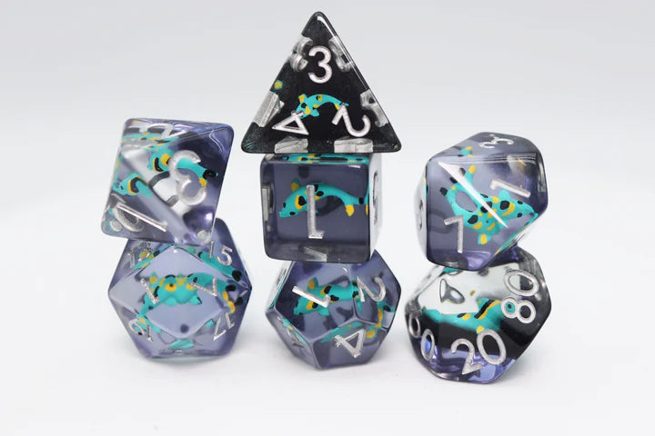 Turquoise Koi Dice - Foam Brain