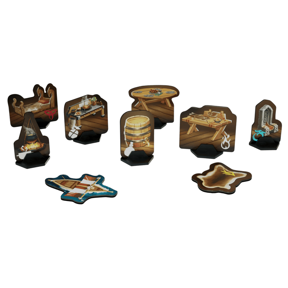 Valheim: Wooden Furniture Standee Pack - Mood Publishing