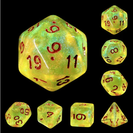 Limelight RPG Dice Set - Foam Brain