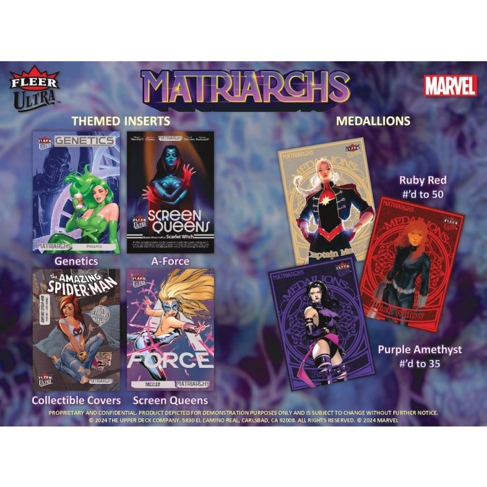 2024 Upper Deck Fleer Ultra Matriarchs of Marvel Hobby Box