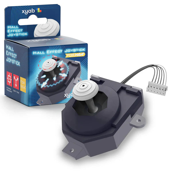 Hall Effect Joystick Assembly for Nintendo 64® Controllers - XYAB