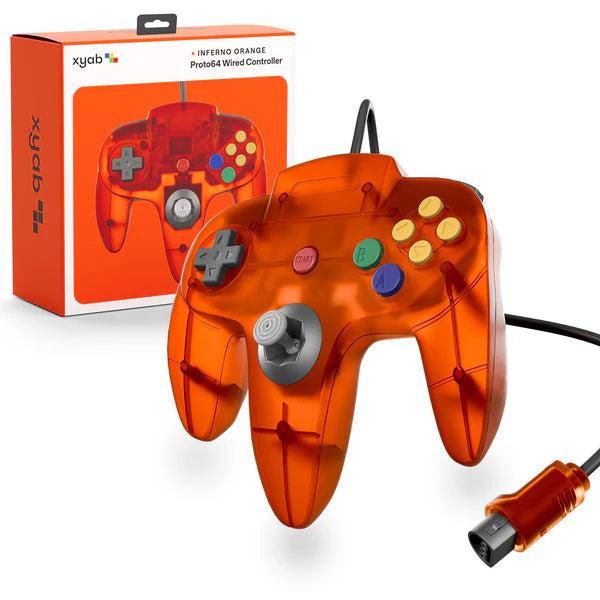 Proto64 Wired Controller for N64 - XYAB