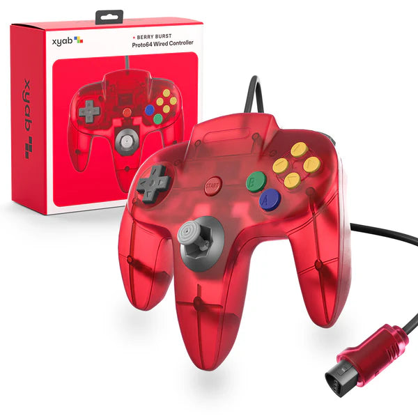 Proto64 Wired Controller for N64 - XYAB
