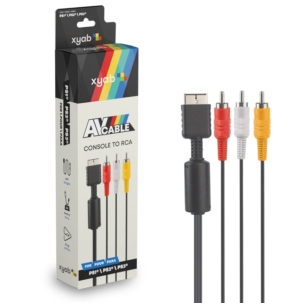 Sony PlayStation AV Composite Cable - XYAB