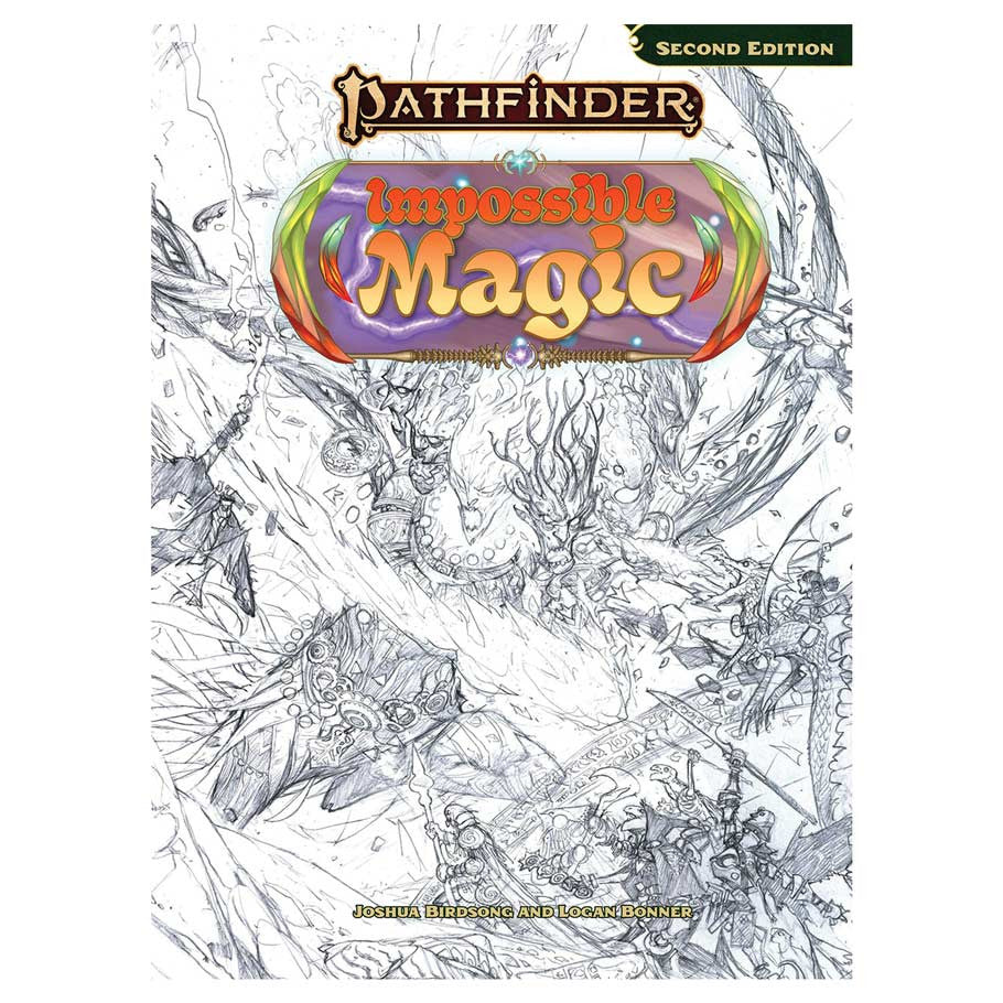 Pathfinder 2E: Impossible Magic Sketch Cover Edition