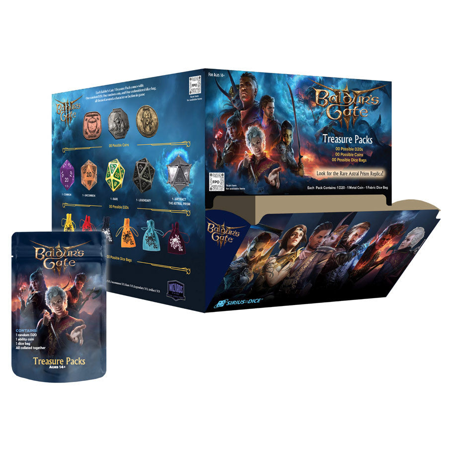 Dungeons & Dragons: Baldur's Gate 3 Treasure Packs PDQ (25)