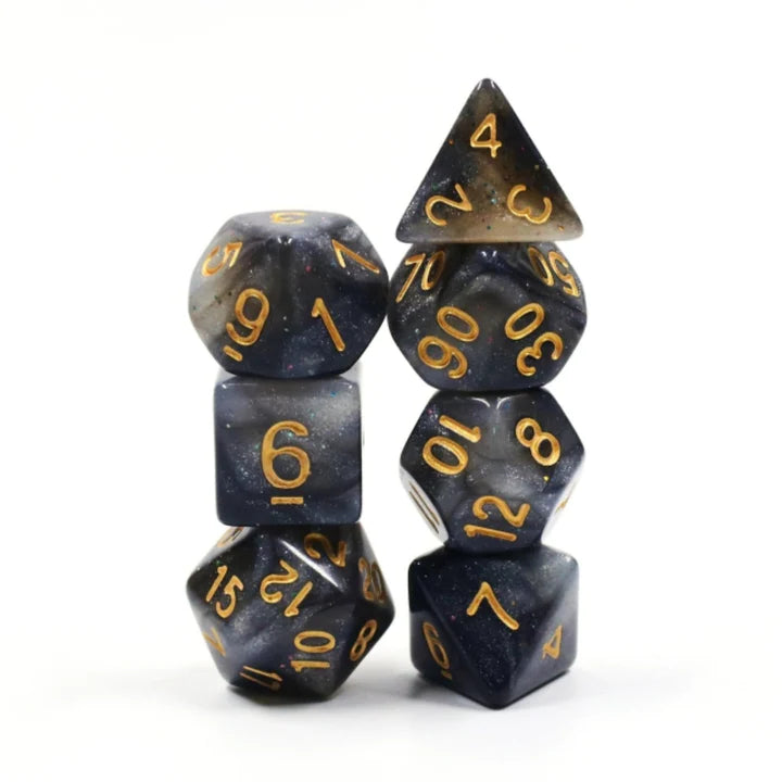 Silver Sparkle Dice - Foam Brain