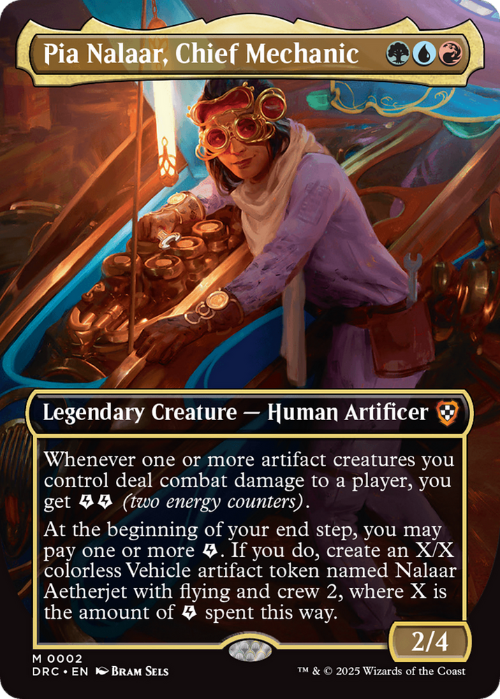 Pia Nalaar, Chief Mechanic (Borderless) [Aetherdrift Commander]