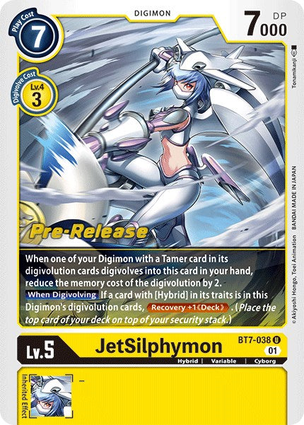 JetSilphymon [BT7-038] [Next Adventure Pre-Release Cards]