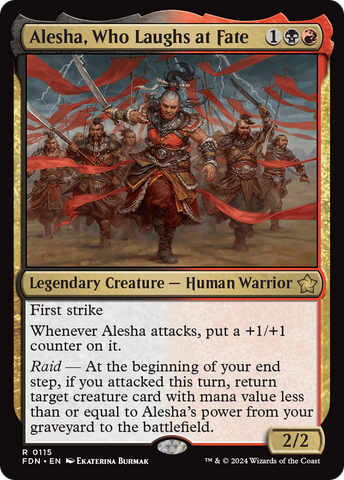 Alesha, Who Laughs at Fate [Foundations]