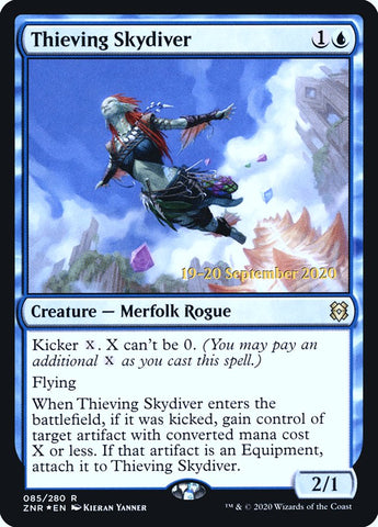 Thieving Skydiver [Zendikar Rising Prerelease Promos]