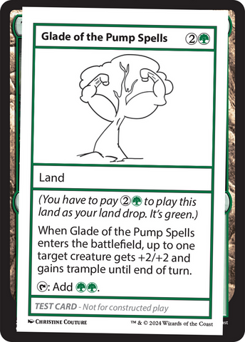 Glade of the Pump Spells [Mystery Booster 2 Playtest Cards]