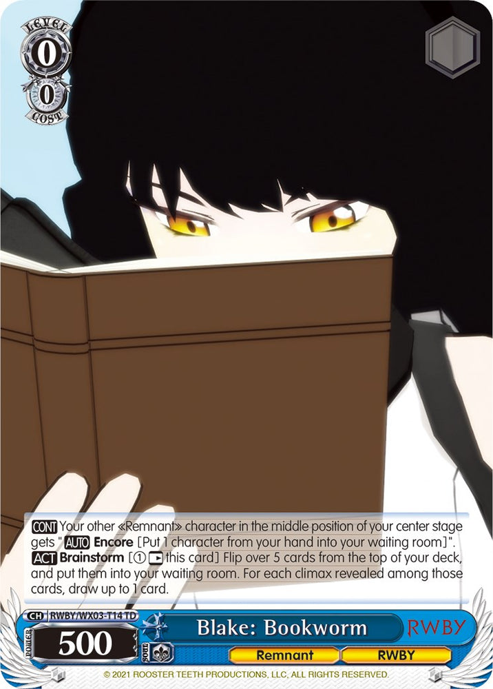 Blake: Bookworm (RWBY/WX03-T14 TD) [RWBY]