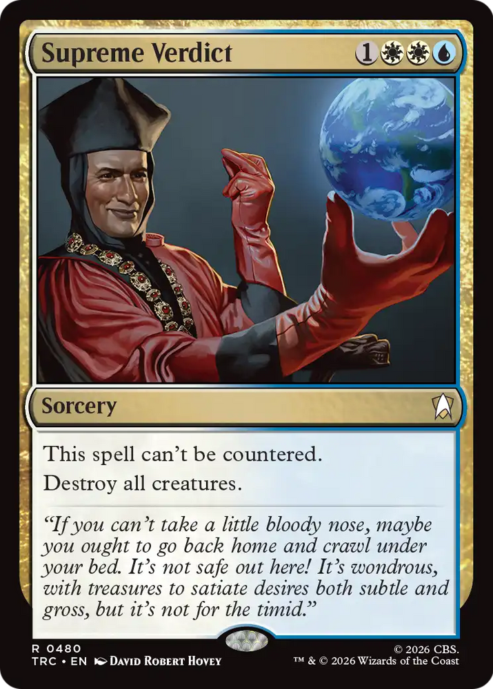 Supreme Verdict (Surge Foil) [Star Trek Commander]